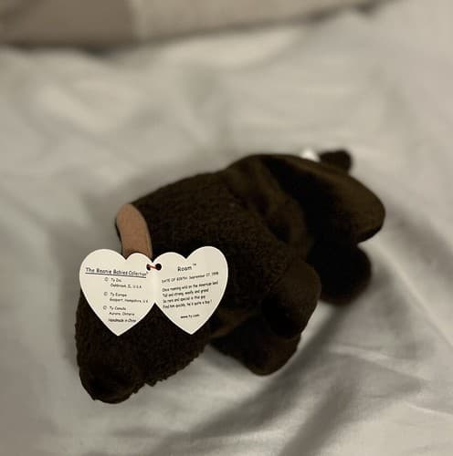 VERY RARE Ty Beanie Baby Roam the Buffalo Retired 1998 With Tag Errors - Thumbnail 10