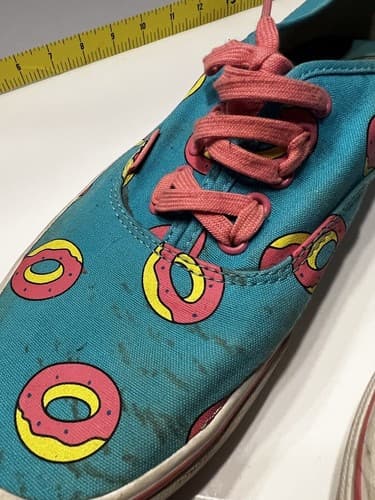 Vans OF Odd Future Sk8-Hi Shoes OF Donut Scuba Blue Size 11.5 Men RARE - Thumbnail 4