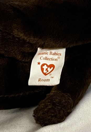 VERY RARE Ty Beanie Baby Roam the Buffalo Retired 1998 With Tag Errors - Thumbnail 8