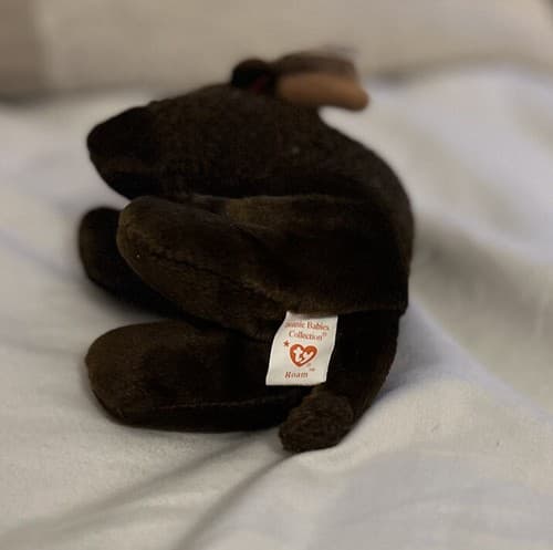 VERY RARE Ty Beanie Baby Roam the Buffalo Retired 1998 With Tag Errors - Thumbnail 7