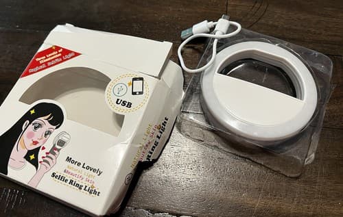 Magical Selfie Ring Light for Cell Phone Mobile 3 Illumination Levels - Thumbnail 6
