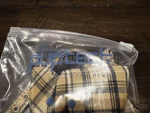 NEW Puptek Dog Collar with Bow Tie & Triangular Plaid Scarf and Two Ear Bows - Thumbnail 4