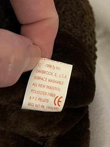 VERY RARE Ty Beanie Baby Roam the Buffalo Retired 1998 With Tag Errors - Thumbnail 6