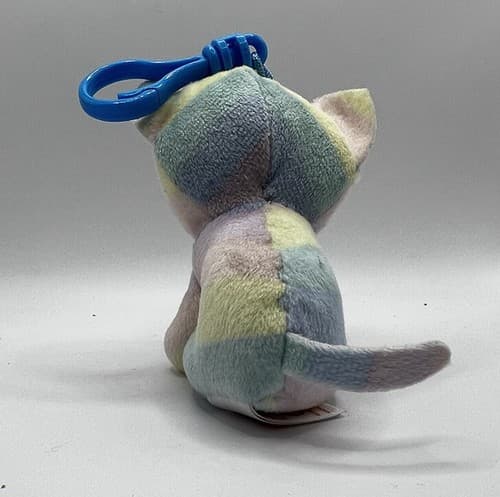 2019 TY Beanie Boos 3" HEATHER Unicorn Cat Plastic Key Chain Clip EUC - Thumbnail 3