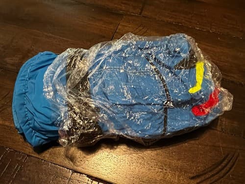 New Kids' 6-8 Waterproof Winter Gloves Mittens Blue - Thumbnail 3