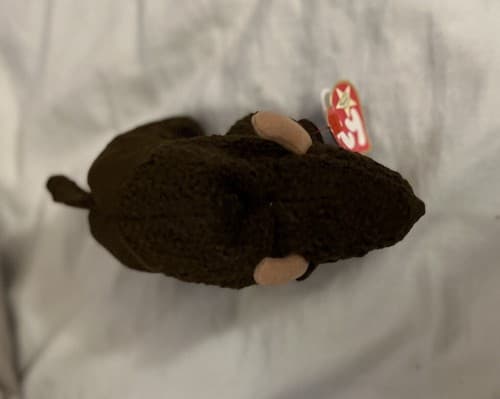 VERY RARE Ty Beanie Baby Roam the Buffalo Retired 1998 With Tag Errors - Thumbnail 4