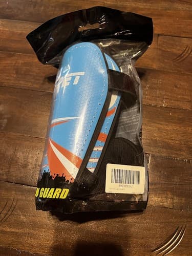 NEW NPET Soccer Shin Guards Kids Boys Girls Size XS Small Blue New in Package - Thumbnail 3