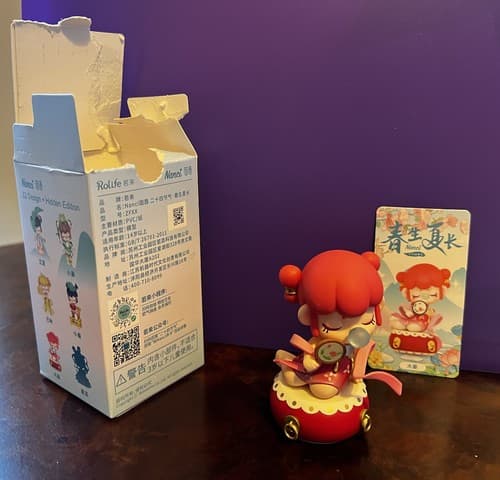 Rolife X Nanci GREATER HEAT Solar Terms Mini Figure Designer Art Toy NEW Card - Thumbnail 7