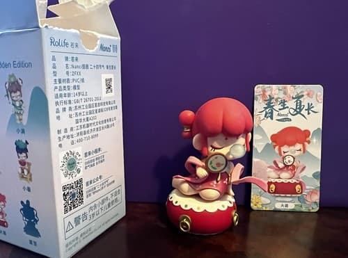 Rolife X Nanci GREATER HEAT Solar Terms Mini Figure Designer Art Toy NEW Card - Thumbnail 2