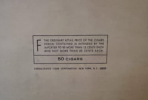 Vintage El Producto Cigar Box Vibrant Color Red White Pricing On Box - Thumbnail 6