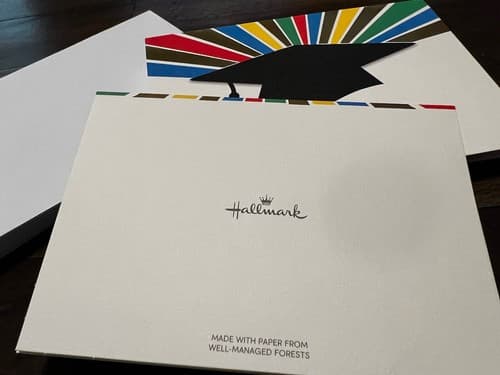 Hallmark Graduation Thank You Note Cards and Envelopes Primary Colors - 20 pack - Thumbnail 2