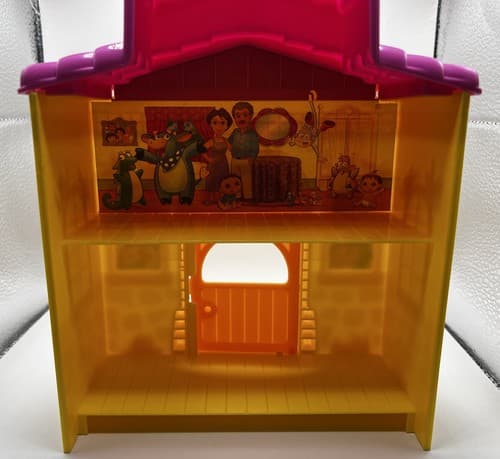 Mattel Dora the Explorer Yellow Pink Doll Play House & Purple House Set 2013 - Thumbnail 7