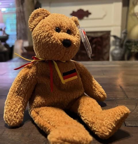 GERMANIA Ty Beanie Babies Baby Multiple Tag Errors 1990 & 1999 On Tags Very Rare - Thumbnail 5