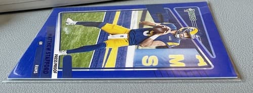 Matthew Stafford 2021 Panini Donruss Blue Press Proof Card #139 Los Angeles Rams - Thumbnail 11