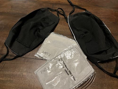Mr Mrs Face Mask Covering Silk Bride Groom Couple Wedding Mr. Mrs. NEW w Filters - Thumbnail 4