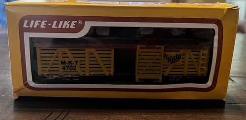 Vintage Life-Like Model Train Cattle Car In Original Box - Thumbnail 6