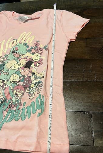 Pink RUGRATS GIRLS Shirt T-Shirt Hello Spring Nickelodeon Size Small 6-8 - Thumbnail 7
