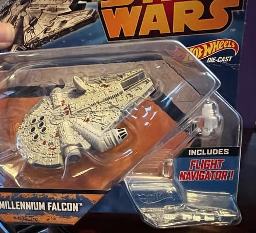 Hot Wheels STAR WARS X-WING Fighter Red 5 Millennium Falcon Tie Fighter 2014 NEW - Thumbnail 7