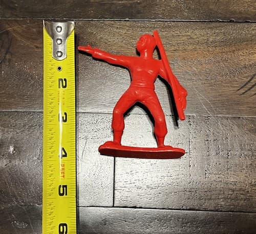 Greenbrier International 4" Plastic Ninja Red Samurai - Thumbnail 8