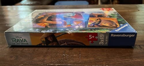 Ravensburger Disney Raya and The Last Dragon 3x49 Piece Jigsaw Puzzle NEW NIB - Thumbnail 5