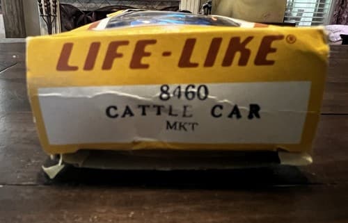 Vintage Life-Like Model Train Cattle Car In Original Box - Thumbnail 5