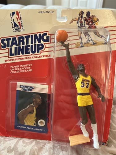 Kareem Abdul-Jabbar 1988 Starting Lineup LA LAKERS NBA Basketball Sealed NIP - Thumbnail 3