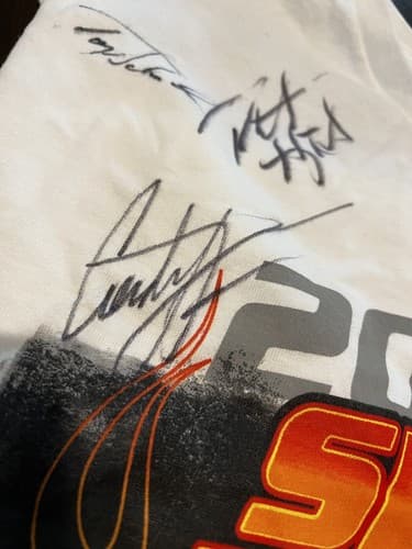 2015 ZMAX Dragway Season Ticket Holder Autographed T Shirt Car Racing NASCAR - Thumbnail 5
