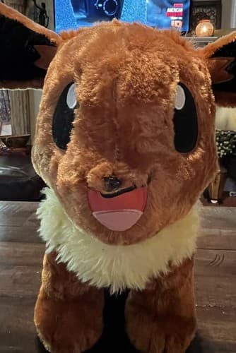 2017 Build A Bear Pokemon Eevee Plush Stuffed Animal 16" No Sound - Thumbnail 5