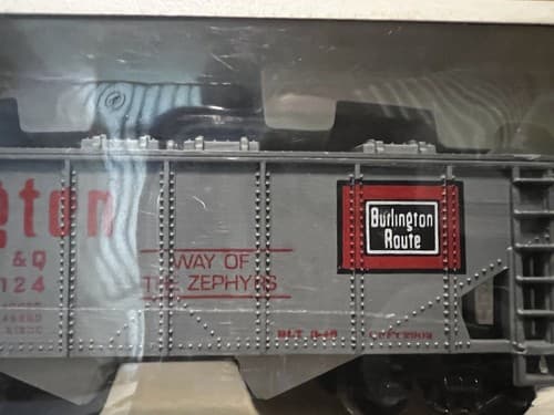 Vintage Life-Like Model Train Burlington Box Car In Original Box - Thumbnail 3