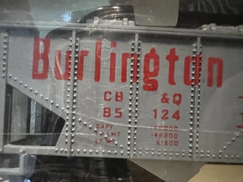 Vintage Life-Like Model Train Burlington Box Car In Original Box - Thumbnail 4