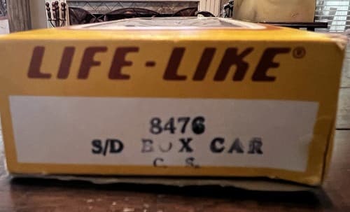 Vintage Life-Like Model Train Burlington Box Car In Original Box - Thumbnail 8