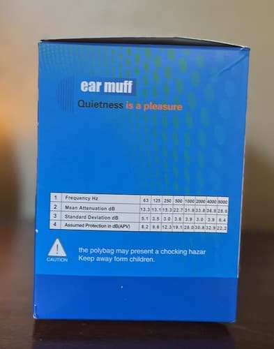 NEW Muffy Infant Child Hearing Protection Travel Ear Muffs & Bag Mini Earmuffs - Thumbnail 3