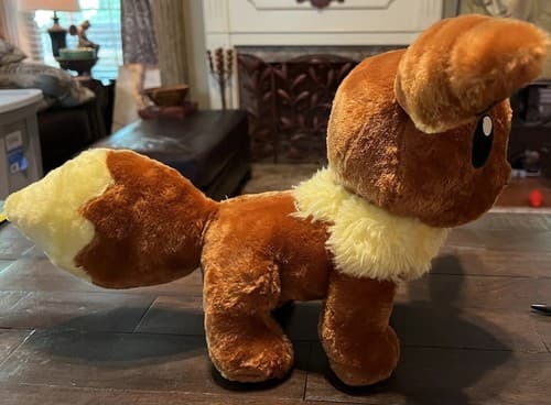 2017 Build A Bear Pokemon Eevee Plush Stuffed Animal 16" No Sound - Thumbnail 4