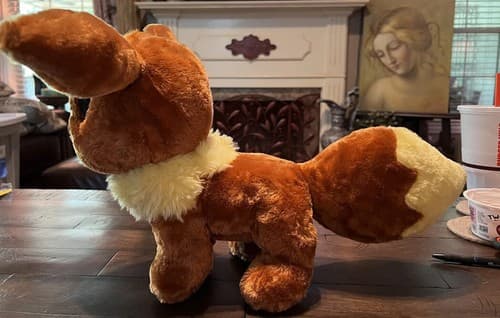 2017 Build A Bear Pokemon Eevee Plush Stuffed Animal 16" No Sound - Thumbnail 2