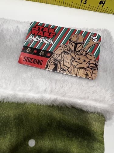 Mandalorian GROGU The Child Christmas Stocking Star Wars 17" NWT - Thumbnail 3