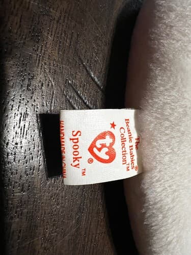 SPOOKY the GHOST Ty Beanie Babies Baby 1995 - Thumbnail 2