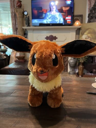 2017 Build A Bear Pokemon Eevee Plush Stuffed Animal 16" No Sound - Thumbnail 9