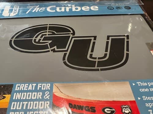 The Curbee Gonzaga University Bulldog Dawgs Fan Stencil Set Game Night NEW - Thumbnail 3