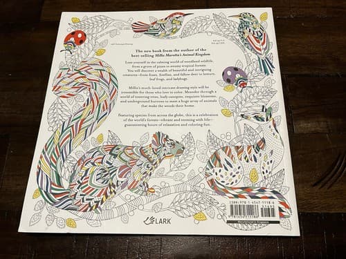 Millie Marotta Woodland Wild A Millie Marotta Adult Coloring Book Art - Thumbnail 3