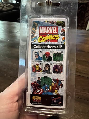 RARE Marvel Comics Red Skull Wooden Pin Mate Figure 44 Retro Pinmate NEW NIB - Thumbnail 6