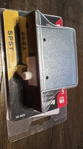 Gardner Bender Door Cabinet SPST On/Off Switch GSW-SK - Thumbnail 2
