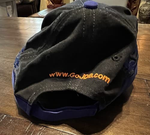 Tony Stewart Autographed Hat Cap Black Blue #20 Racing Nascar - Thumbnail 3