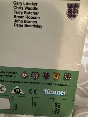Bryan Robson Kenner Tonka Sportstars Soccer Action Figure 1989 NIP Sports Stars - Thumbnail 5