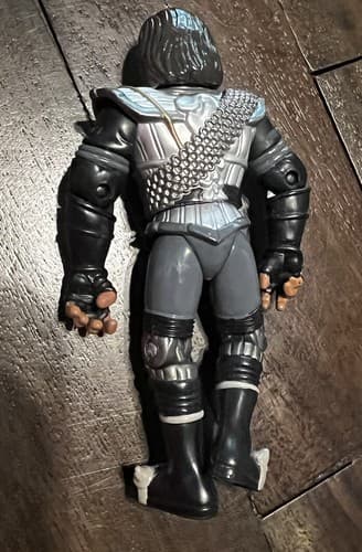 Vintage Star Trek Klingon Warrior Worf Figure Playmates 1993 Loose - Thumbnail 3