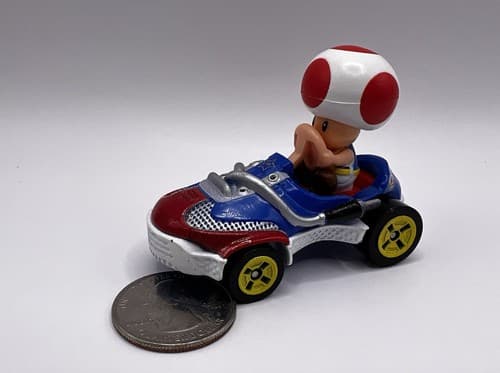 2018 Hot Wheels Mario Kart Toad Sneeker Nintendo Loose Hotwheels - Thumbnail 2