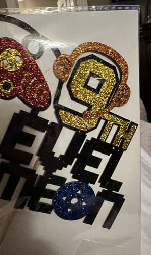 NEW Video Game On Level 9 Cake Topper 9th Gaming Birthday Decorations - Thumbnail 9