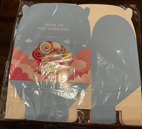 12 Pack Candyland Favor Goodie Goody Boxes Candy Sweet Treat Bags Thank You - Thumbnail 8