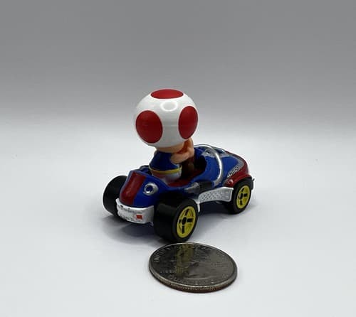2018 Hot Wheels Mario Kart Toad Sneeker Nintendo Loose Hotwheels - Thumbnail 4