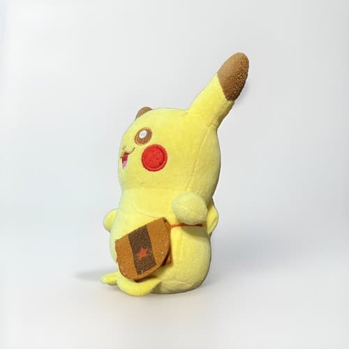 Pikachu With Satchel 8” W/Hanging String Plush Dolls Toys Stuffed Animal Pokémon - Thumbnail 2