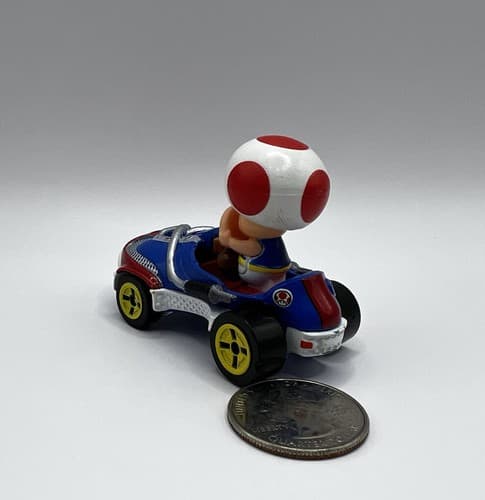 2018 Hot Wheels Mario Kart Toad Sneeker Nintendo Loose Hotwheels - Thumbnail 3